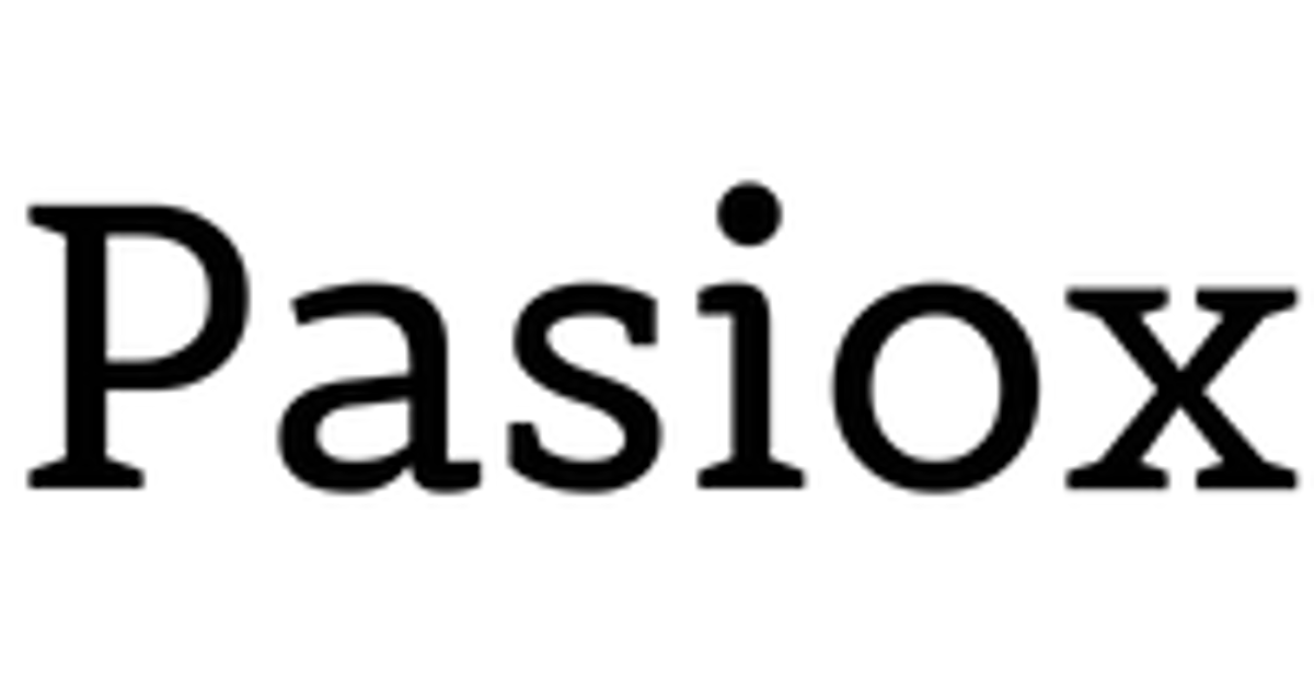 Welcome to Pasiox.com's online store - PASIOX