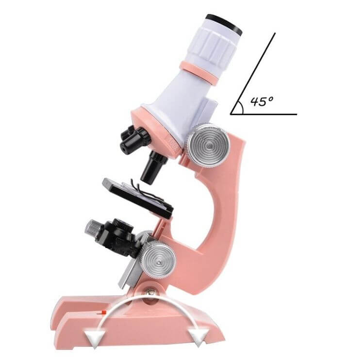 Kid's Lab Microscope With Adjustable Zoom 100-1200x